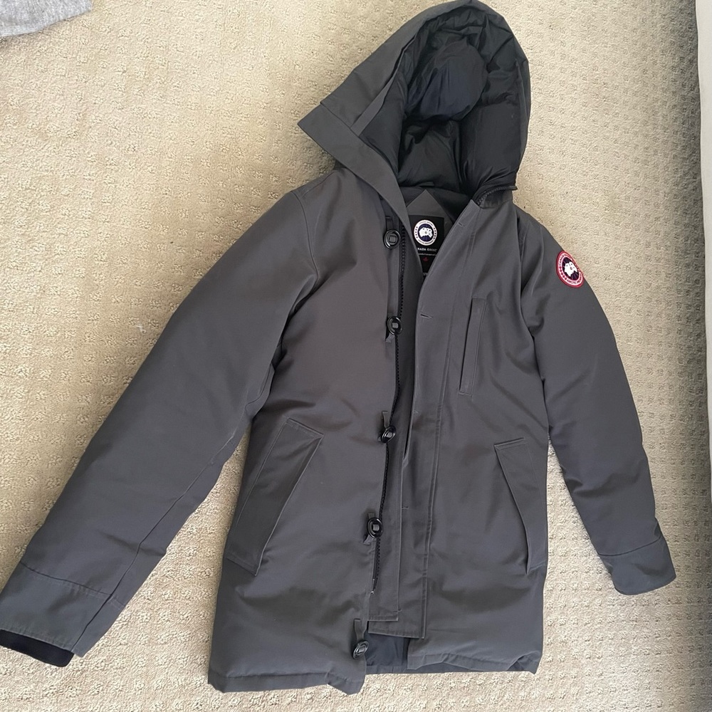 Mens authentic chateau Canada goose down coat parka xs or boys L/XL
